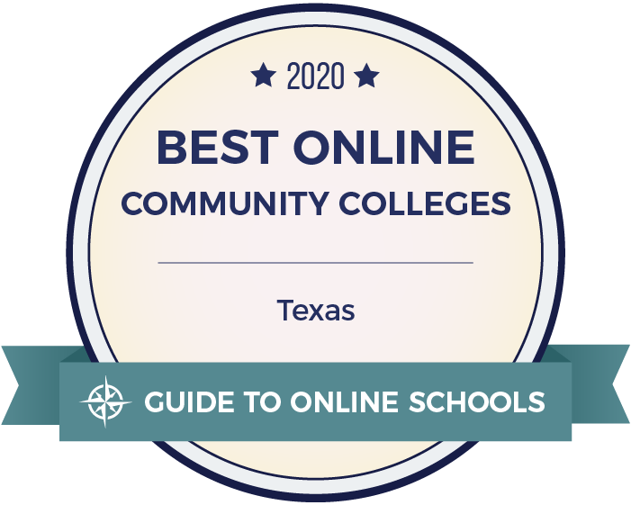2020 OnlineU Badge 2020 OnlineU Badge: Best Online Community Colleges in Texas