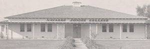 Navarro Junior College, circa 1951 front of Navarro Jr. College building, circa 1951