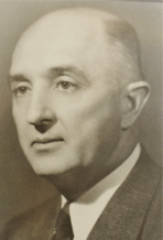Ray L. Waller, College President from 1946-1956 headshot of Ray L. Waller