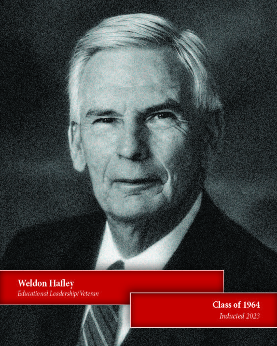 Weldon Hafley, '64 headshot of Weldon Hafley
