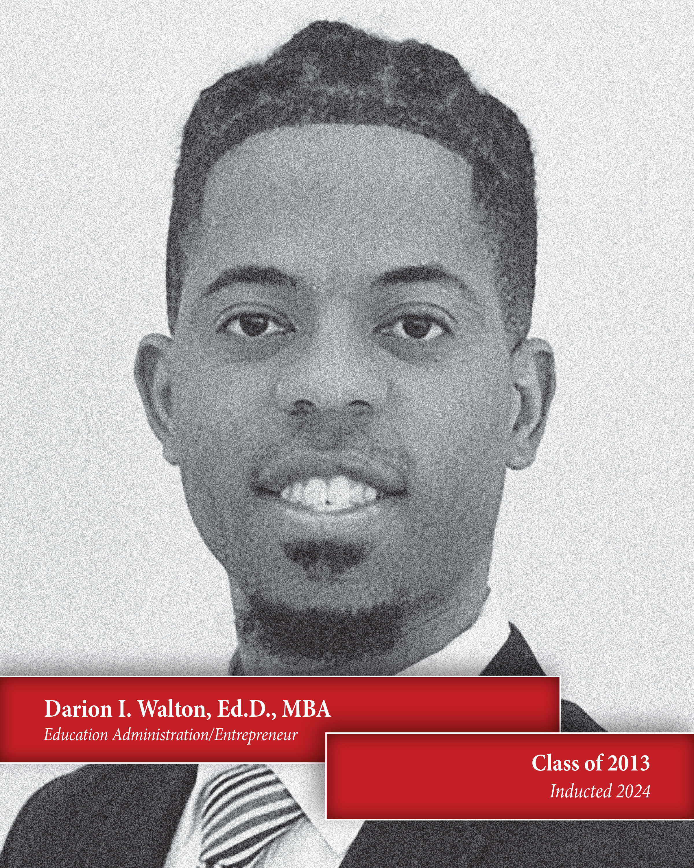 Darion Walton, '13 headshot of Darion Walton