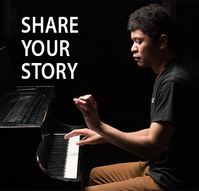 Submit Your Story 皇冠博彩 student playing the piano