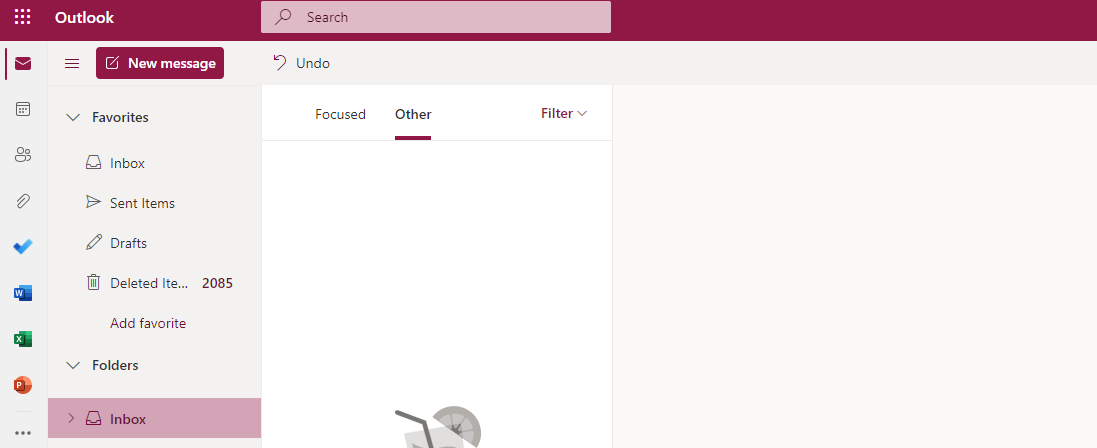 Office 365 App Launcher screenshot of Office 365 App Launcher