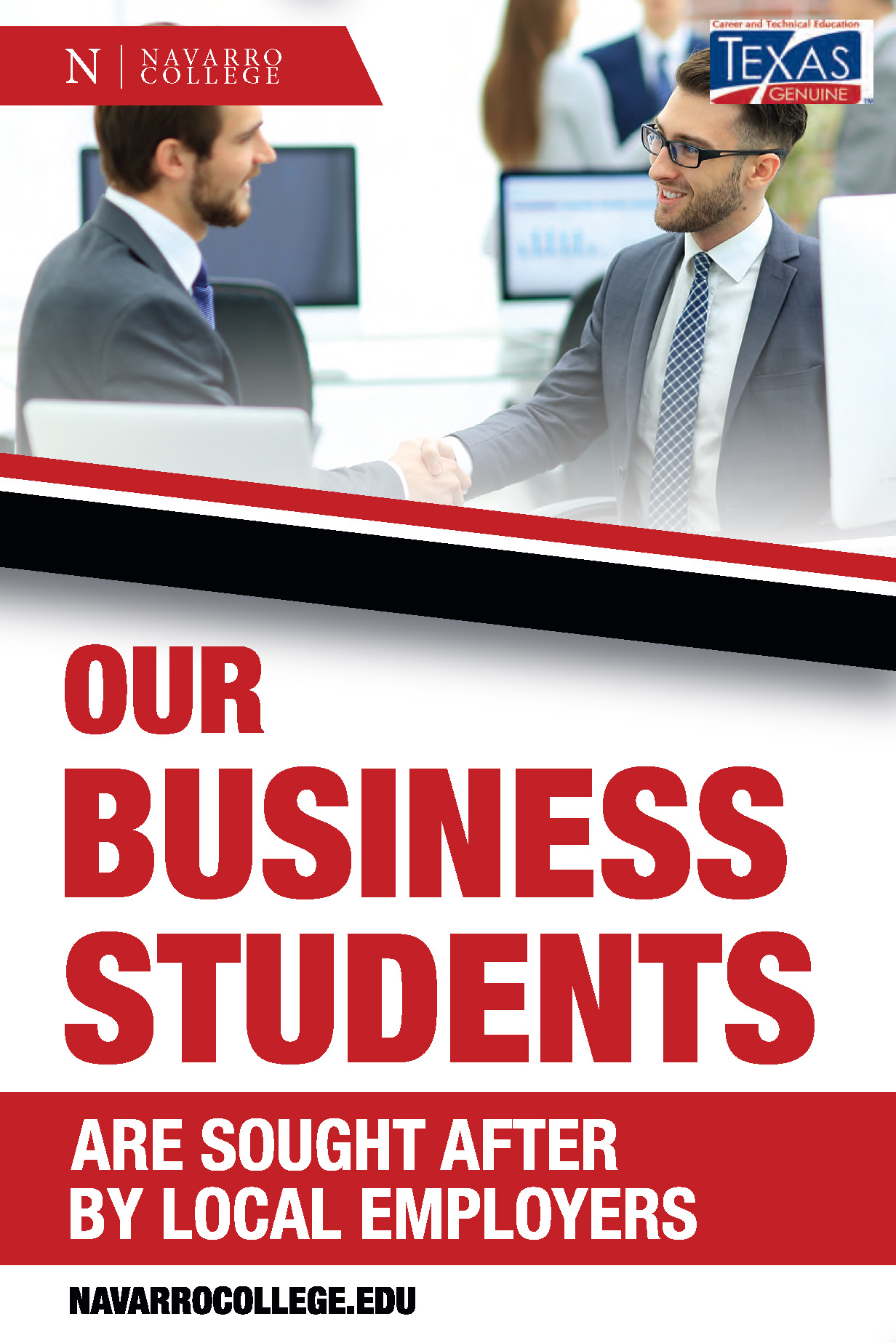 Decorative: Business program advertisement