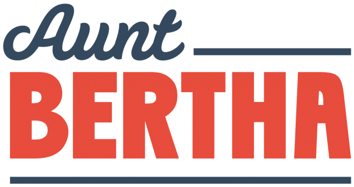 Aunt Bertha Aunt Bertha logo