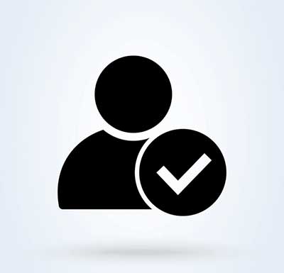 Icon: User with checkmark