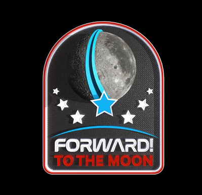 Forward to the Moon Decorative: Forward to the Moon Poster