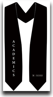 Academics Black Stole Academics Black Stole