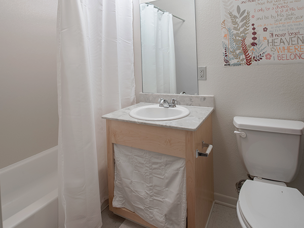 bathroom Bathroom with tub, sink, and toilet