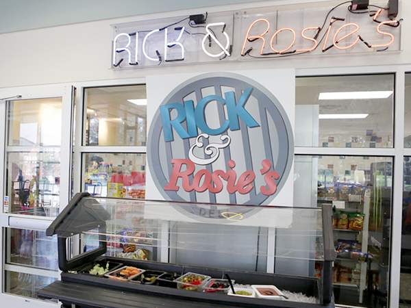 Rick and Rosie's Deli Rick and Rosie's Deli counter and convenience store
