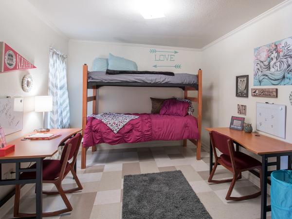 Bedroom Bedroom with bunk beds and study desks