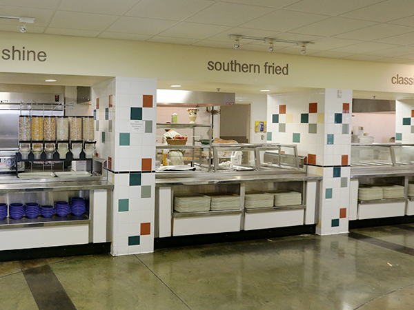 Dining Hall Dining Hall with multiple food stations