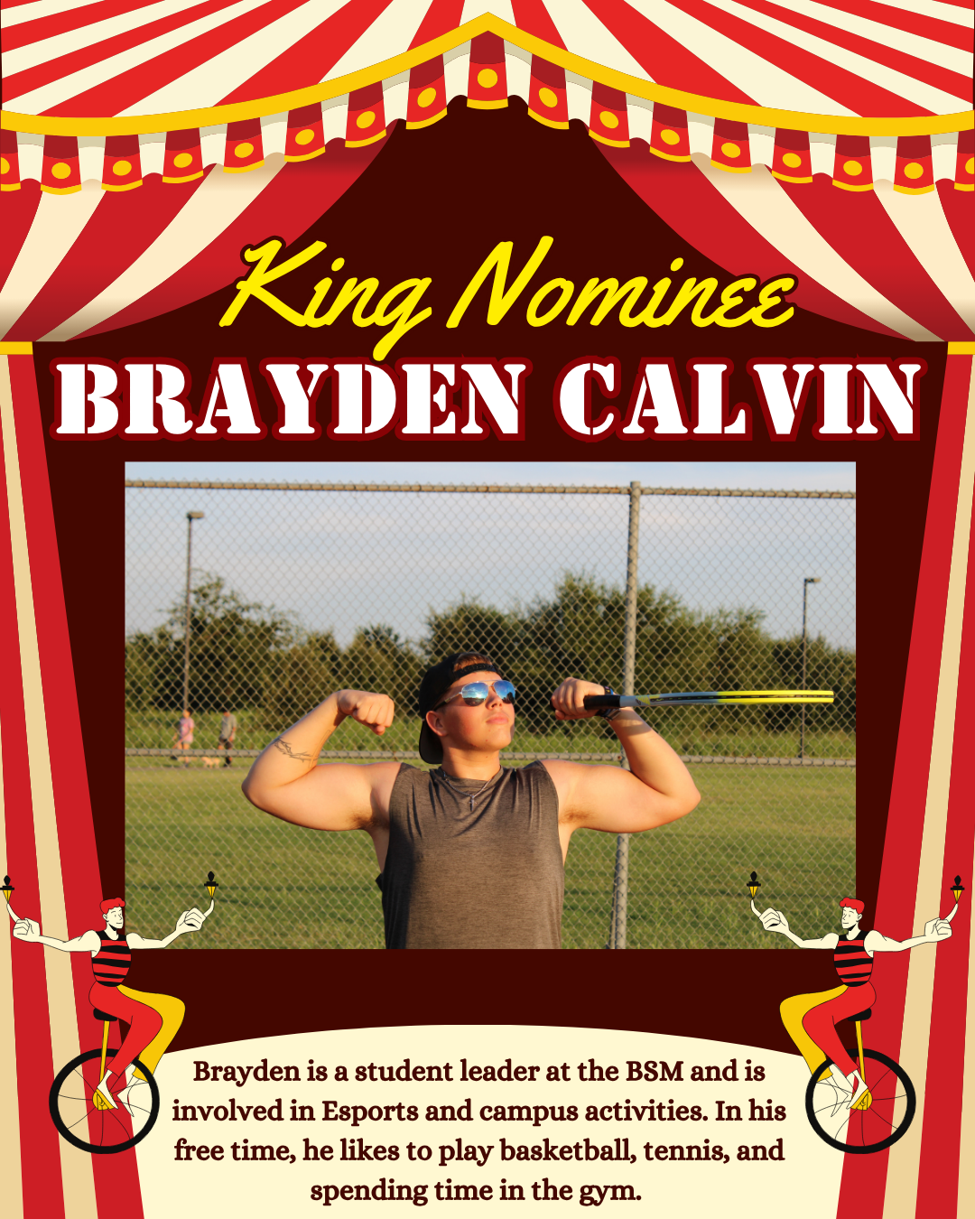 Brayden卡尔文 Headshot of Brayden卡尔文