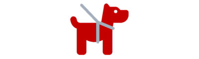 Dog on leash icon