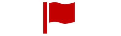 All red, non-descript flag icon