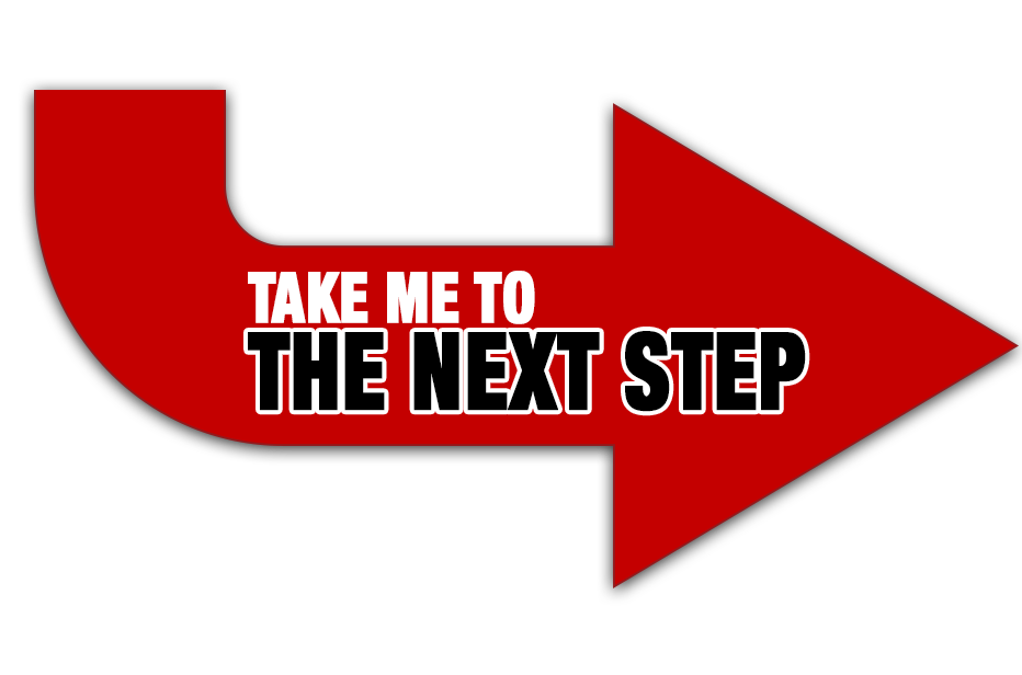 arrow pointing to the right with text "Take me to the Next Steps"